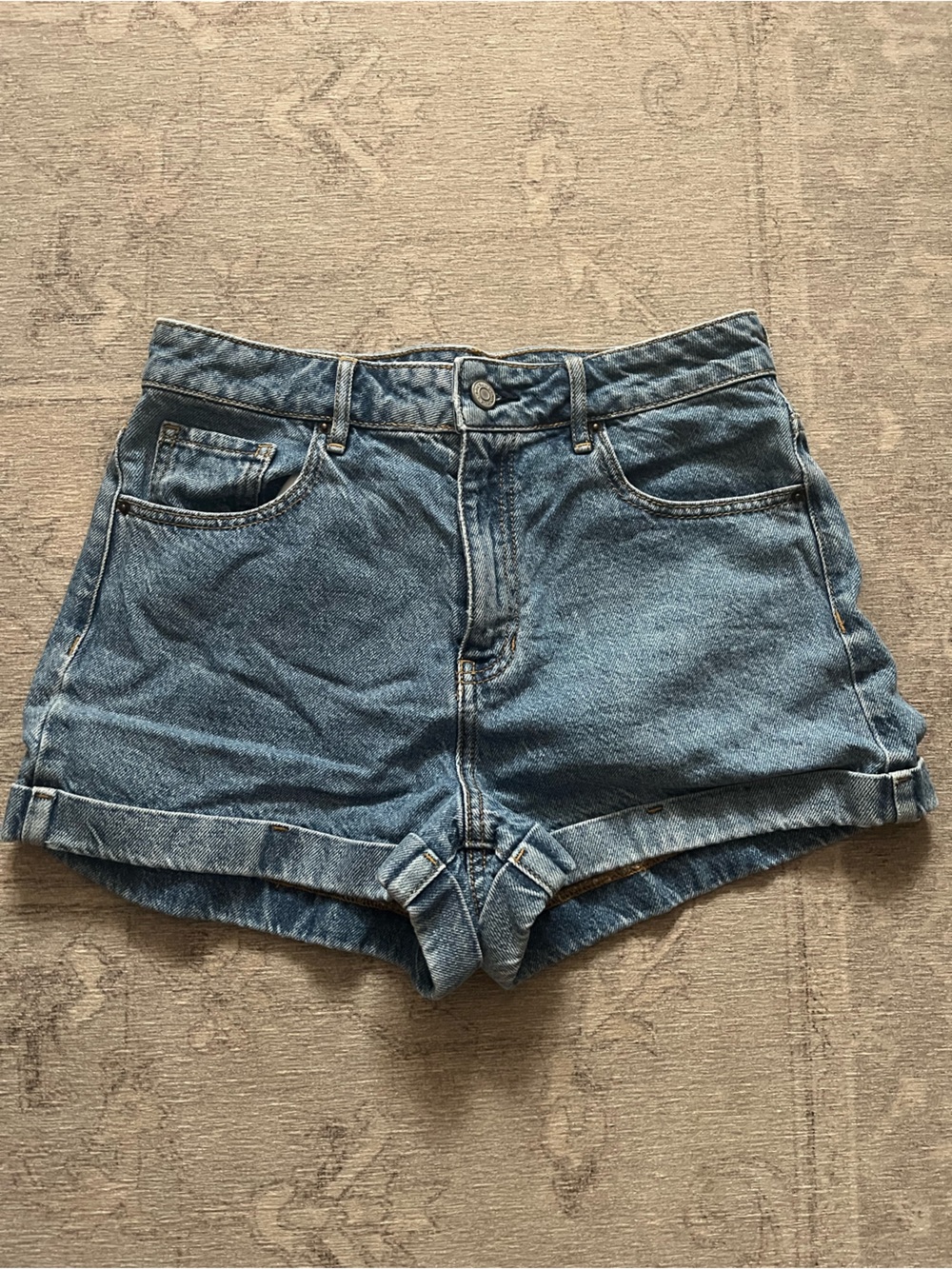PacSun Women's Mid-Blue Denim Shorts